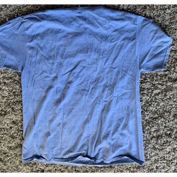 Urban Outfitters Mt. Fuji GRAPHIC LOGO RETRO BLUE Oversized T Shirt sz S M - Picture 6 of 6